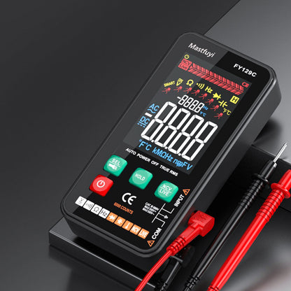 FY129C Digital Multifunction Multimeter Large Screen Smart Electrical AC DC Multimeter Auto identification