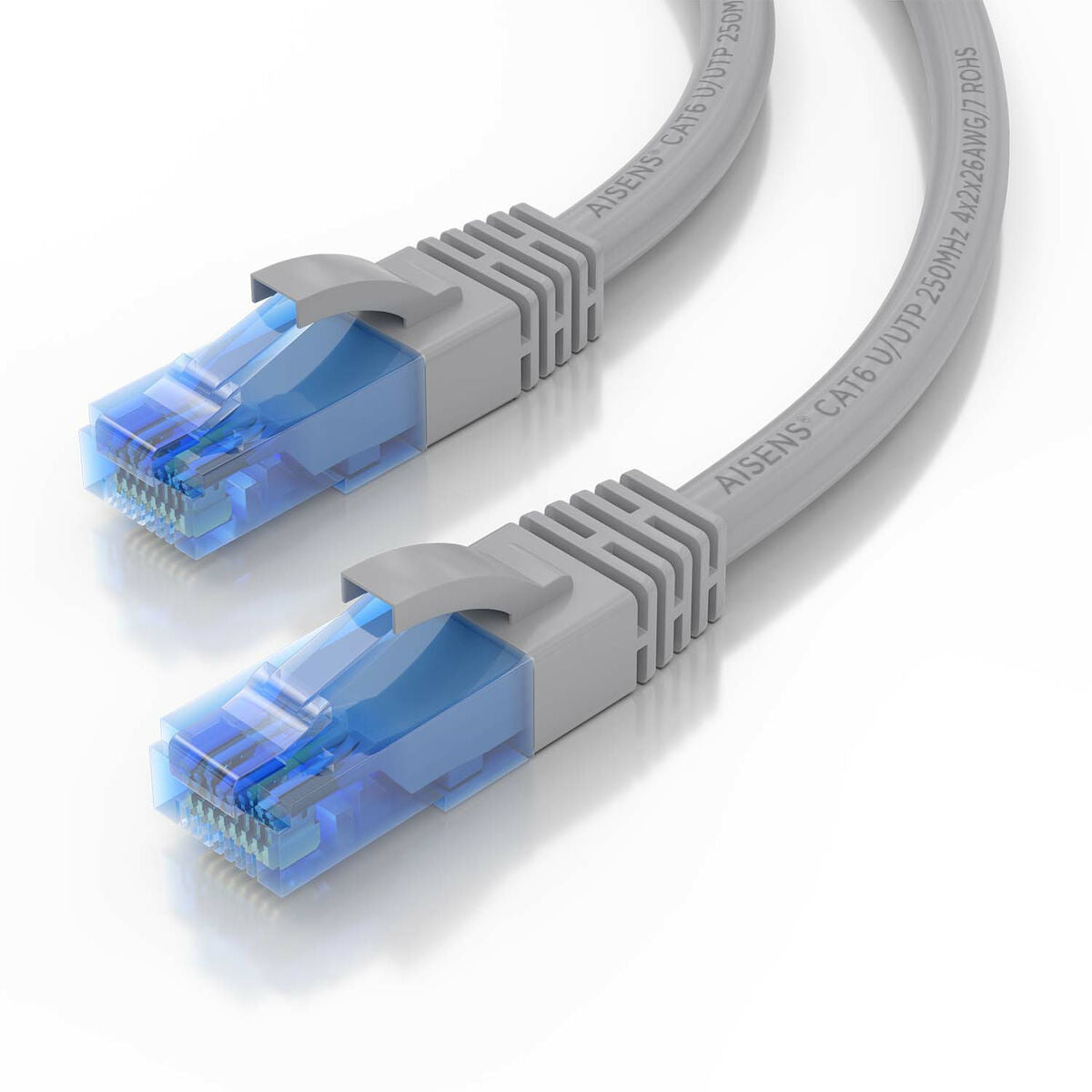 UTP Category 6 Rigid Network Cable Aisens A135-0783 Grey 15 m