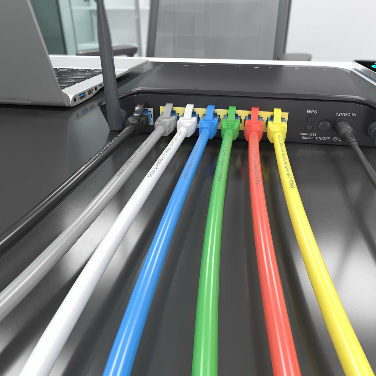 UTP Category 6 Rigid Network Cable Aisens A135-0783 Grey 15 m
