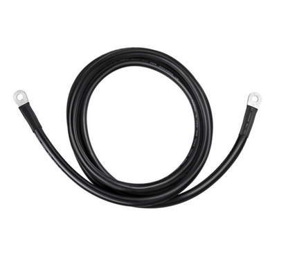 Battery Inverter Cables 5FT 2/0 AWG with 3/8" Ring Lugs for Power Systems