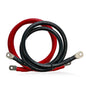 Battery Inverter Cables 5FT 2/0 AWG with 3/8" Ring Lugs for Power Systems
